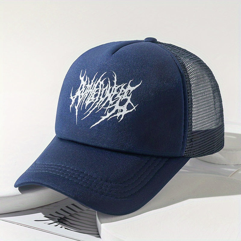 Thorns Print Baseball Cap Men's Summer Sunshade Trucker Cap