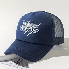 Thorns Print Baseball Cap Men's Summer Sunshade Trucker Cap