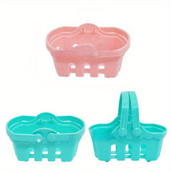2pcs Mini Shopping Basket Portable Supermarket Toy