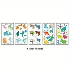 Realistic Dinosaur Tattoo Stickers - Semi Permanent Waterproof