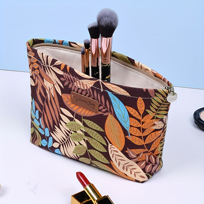 Leopard Print Makeup Bag Travel Storage Cosmetic Pouch Organizer Coin Purse