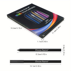 Waterproof Eyeliner Pencil Set 12 Glitter & Matte Dual Use Eye Liner