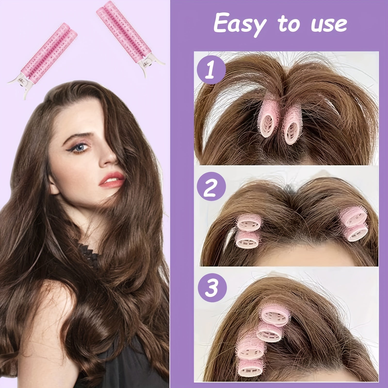 4PCS Colorful Fluffy Hair Clip for Braid Women's Head Accessory