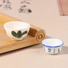 Mini Ceramic Bowl Dollhouse Scene Decoration