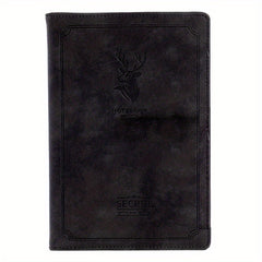 A5 Soft Leather Deer Head Notebook