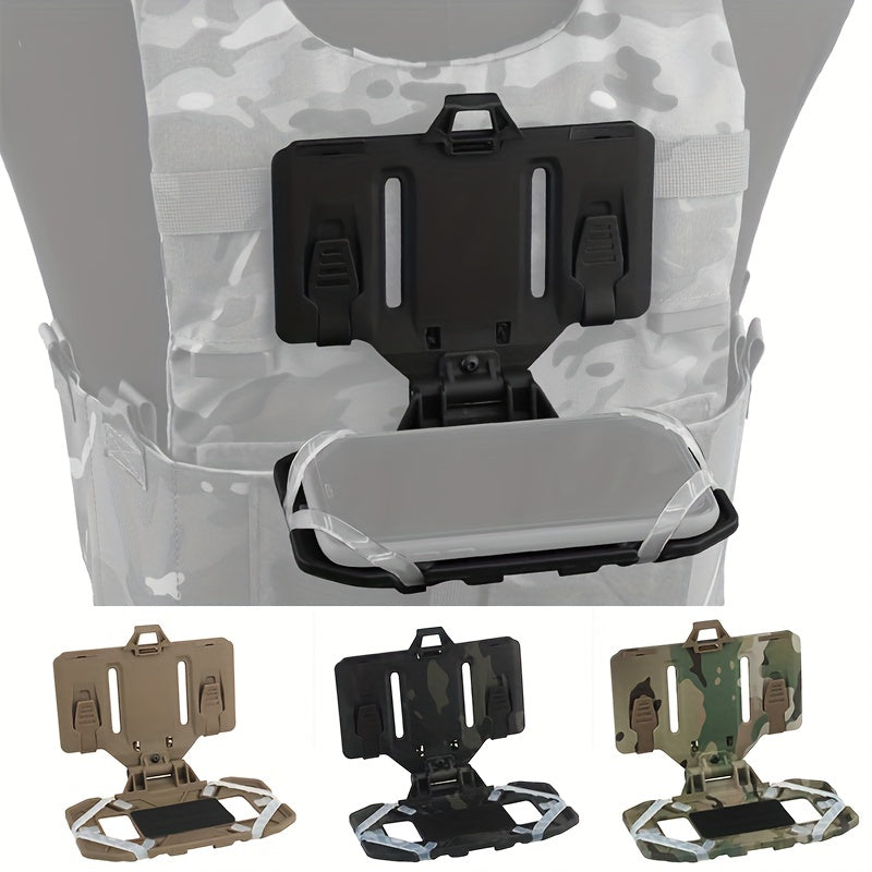 Folded Navigation Board Molle Phone Holder Universal Chest Mount