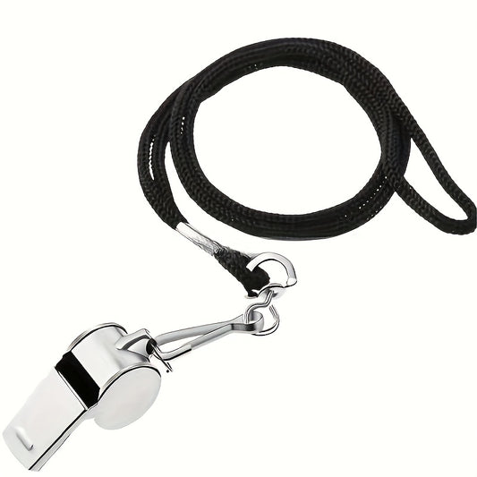 Stainless Steel Outdoor Survival Whistle 1pc
