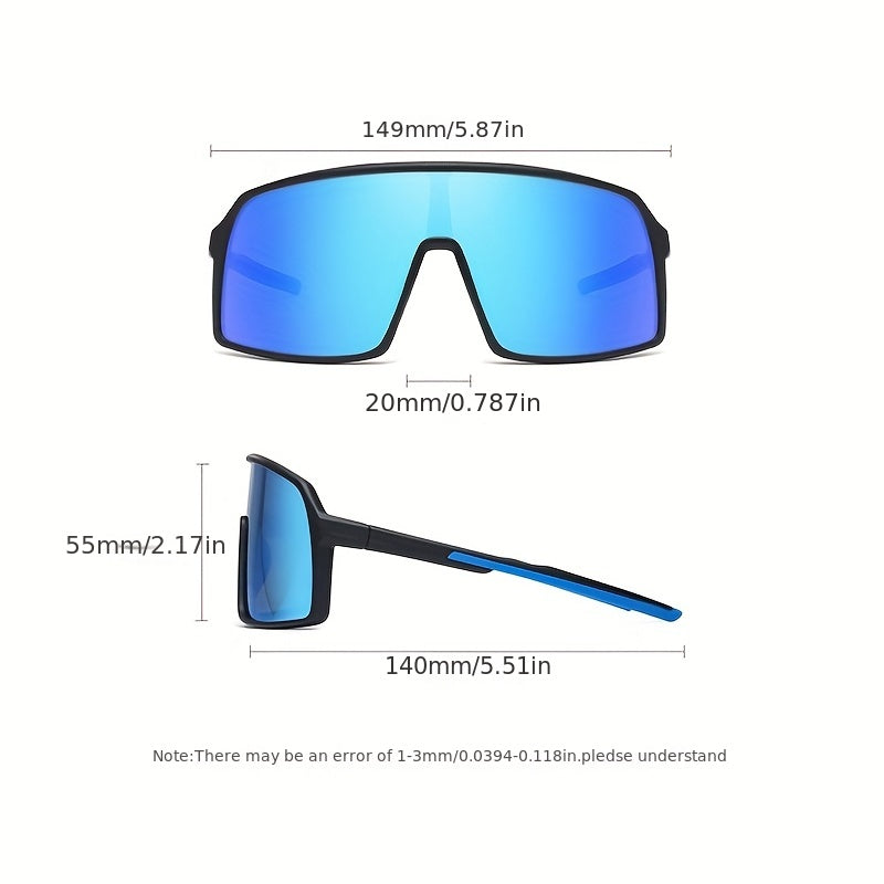 Men's Polarized Sunglasses Sports Goggles UV Protection with Zipper Case