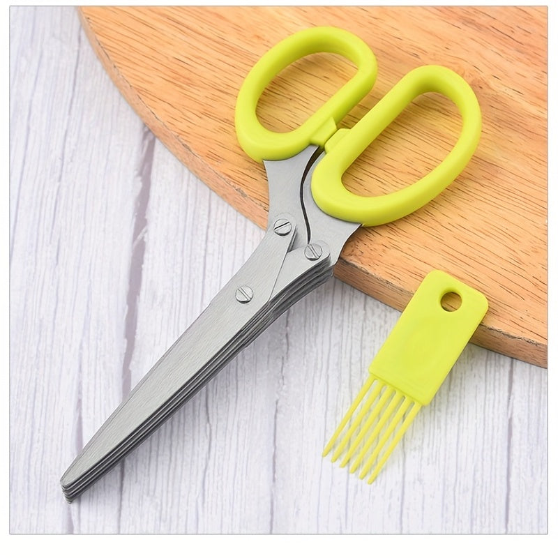 1pc Stainless Steel Kitchen Restaurant Shredder Scissors
