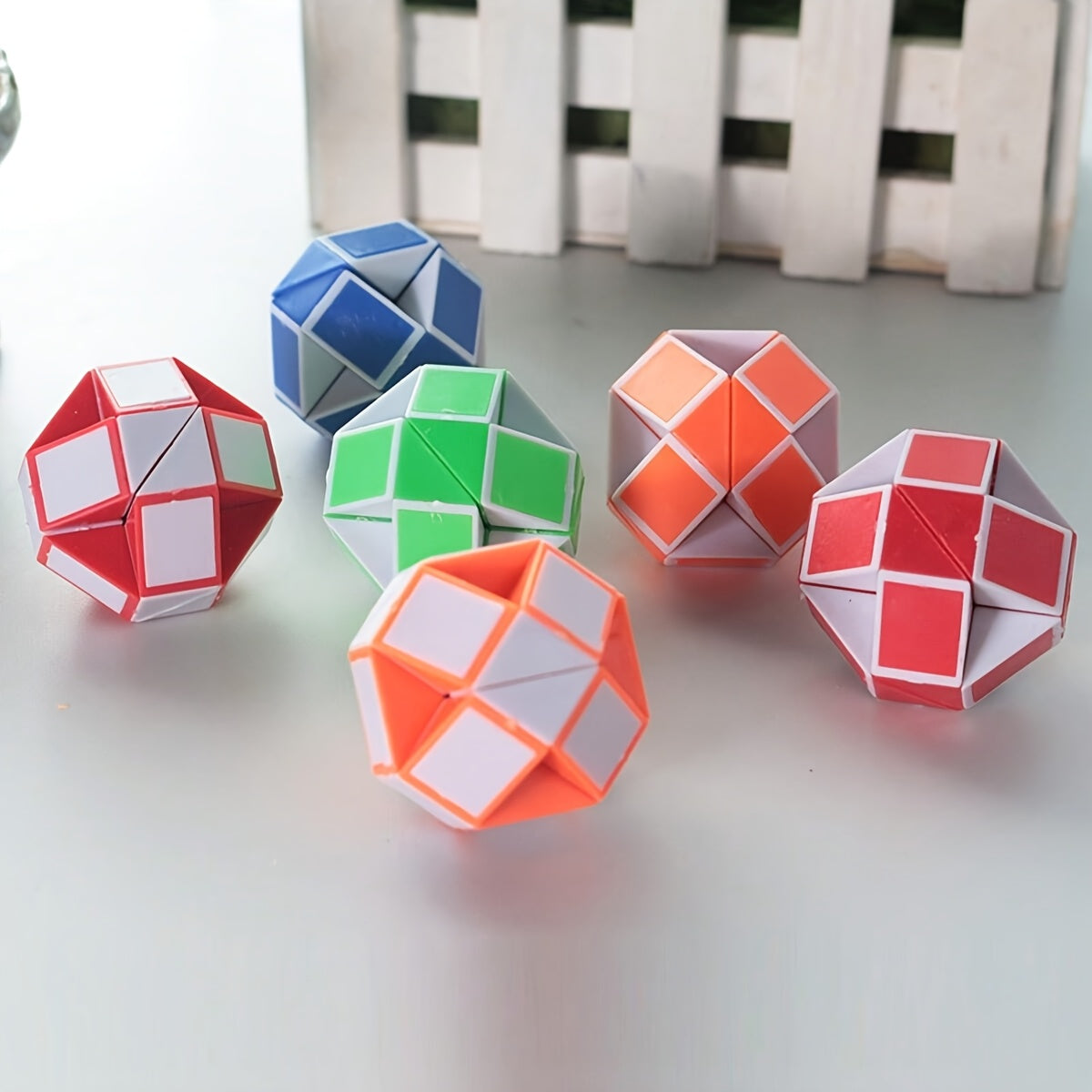 Colorful Magic Snake Puzzle Toy - Educational Gift for Kids