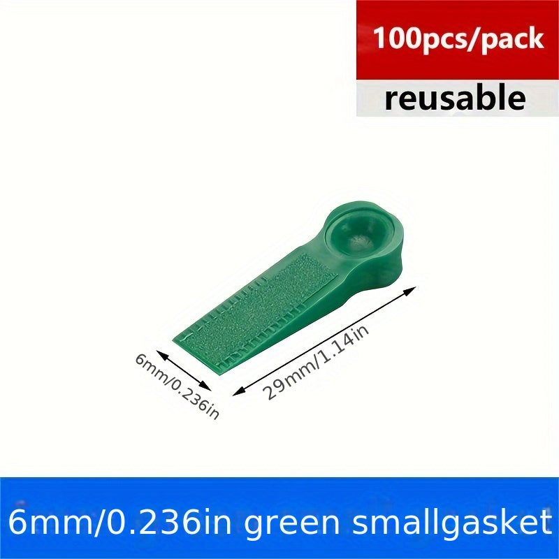 100pcs Ceramic Tile Leveling System Wedges & Gaskets
