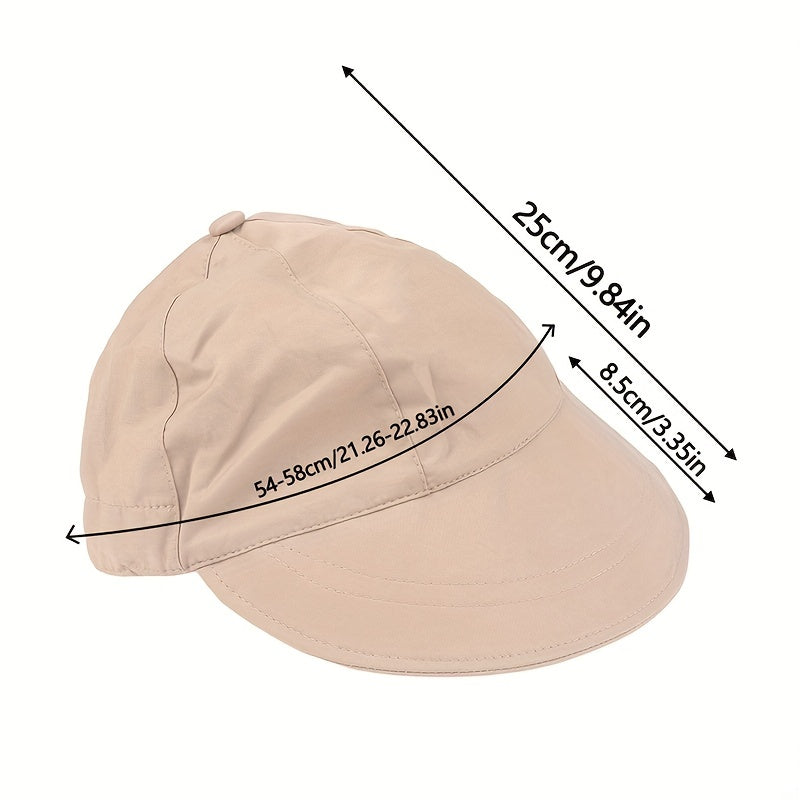 Foldable Bucket Hat Lightweight Casual Sun Hat Adjustable Cap