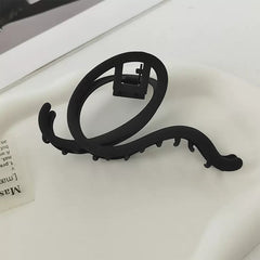 Shark Clip Hairpin Frosted Metal Clip