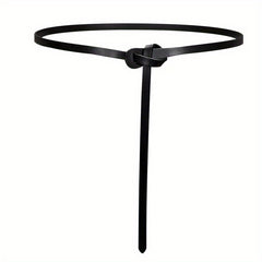 Thin Knotted Belt Vintage Solid Waistband for Women