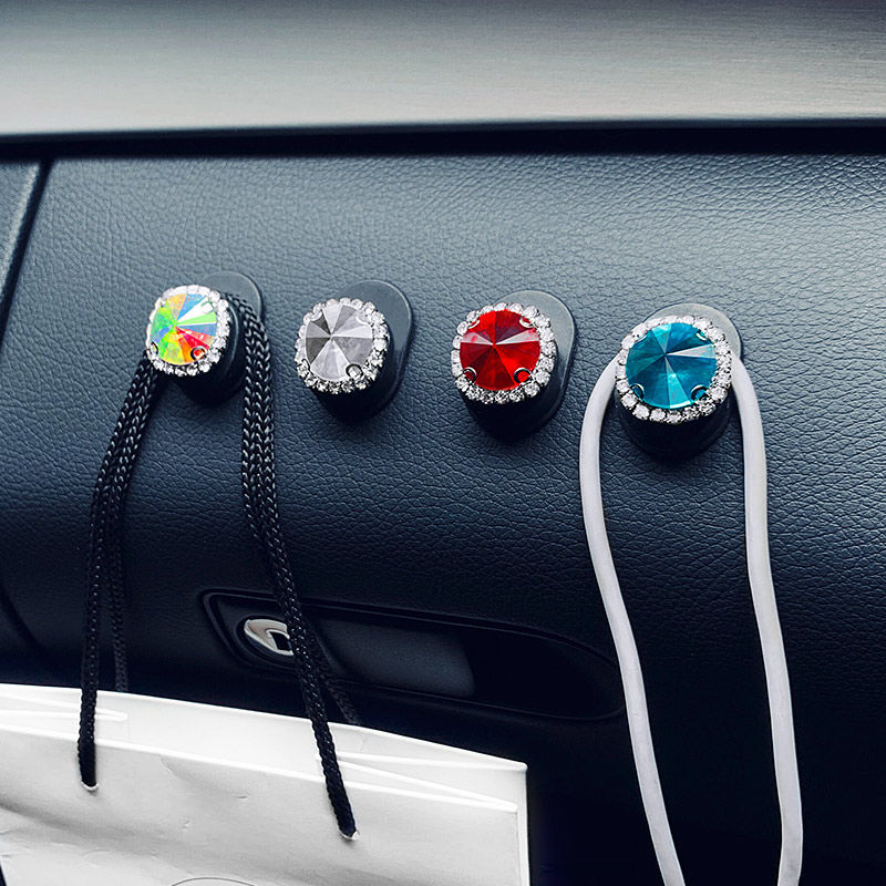 Bling Mask Hooks For Car Rhinestone Hangers