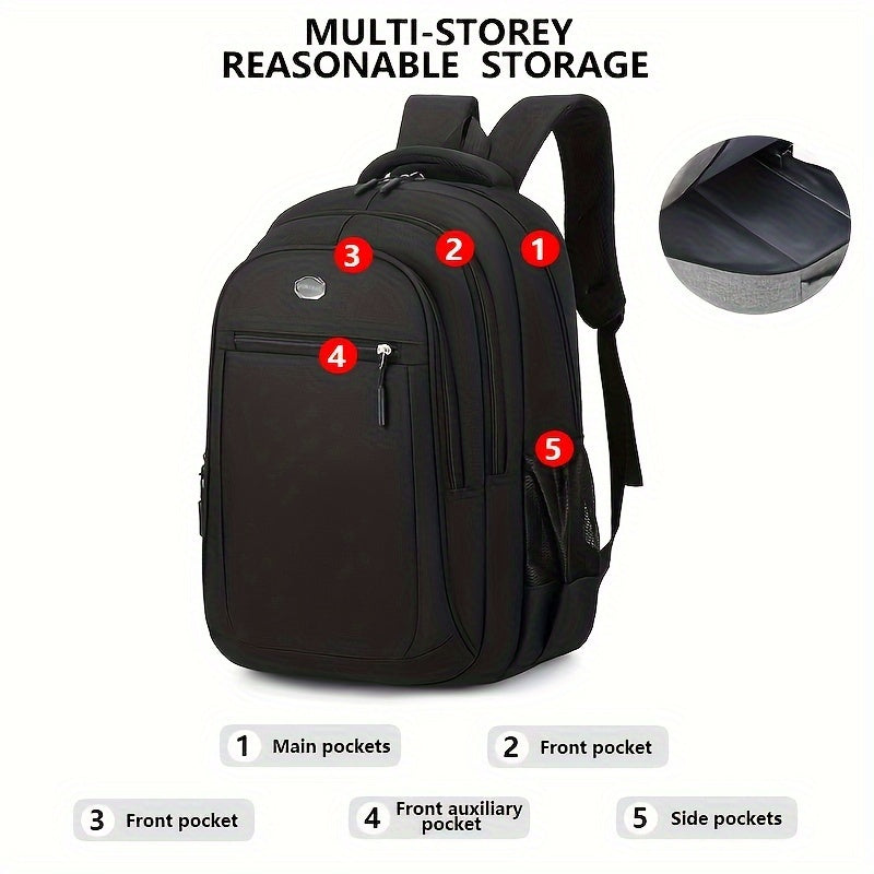 Large Capacity Backpack Computer Bag for Students Wear-resistant