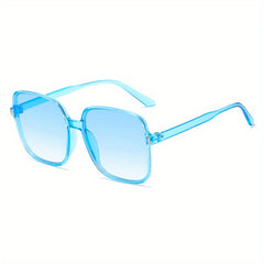 Large Square Sunglasses Gradient UV400 Sun Shades Glasses