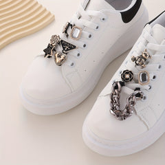Unisex Shoe Buckle OL Shoelace Decoration DIY Matching 10pcs