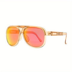 Sunglasses Large Frame Men's UV Protection Sports Outdoor Adjustable Mirror Legs