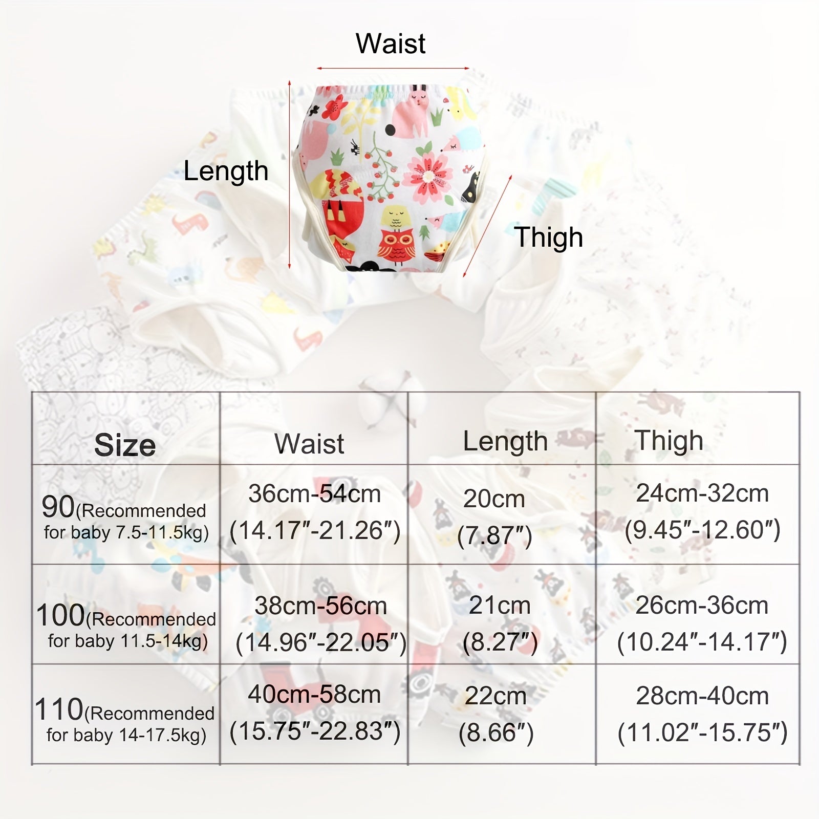 1pc Baby Wing Training Pants For Newborn Baby Waterproof Diaper Pocket Diapers