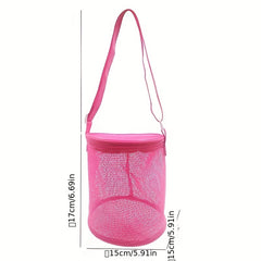 Kids Mesh Shell Storage Bag for Beach Sand Toys