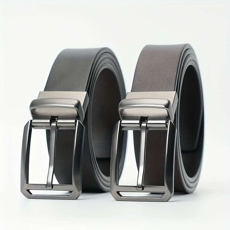 Men's Leather Needle Buckle Business Leisure Belt