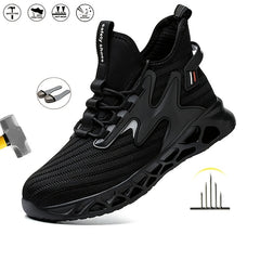 Steel Toe Safety Shoes Puncture Proof Work Shoes Blade Sneakers