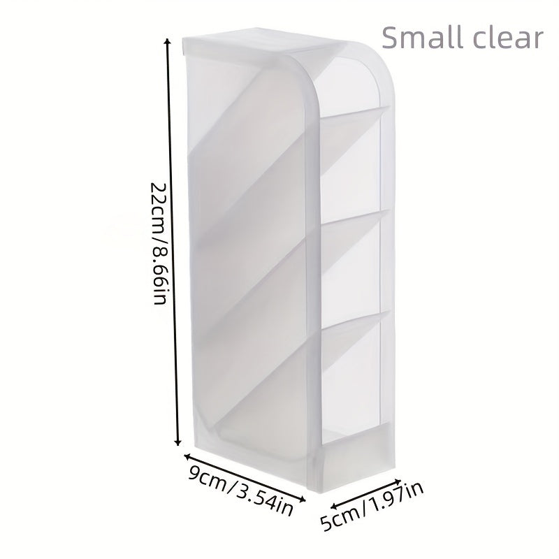 360 Rotating Pen & Brush Holder Frosted Desktop Storage