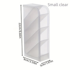 360 Rotating Pen & Brush Holder Frosted Desktop Storage