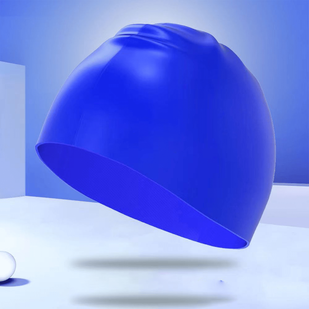 Professional Unisex Silicone Swimming Cap - Waterproof & Stretchable