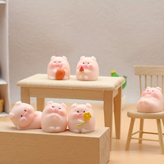 Mini Pig Resin Ornaments Children's Toy Artwork Decoration