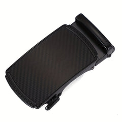 Men's Automatic Buckle Leather Belt Casual Retro Ratchet Belt