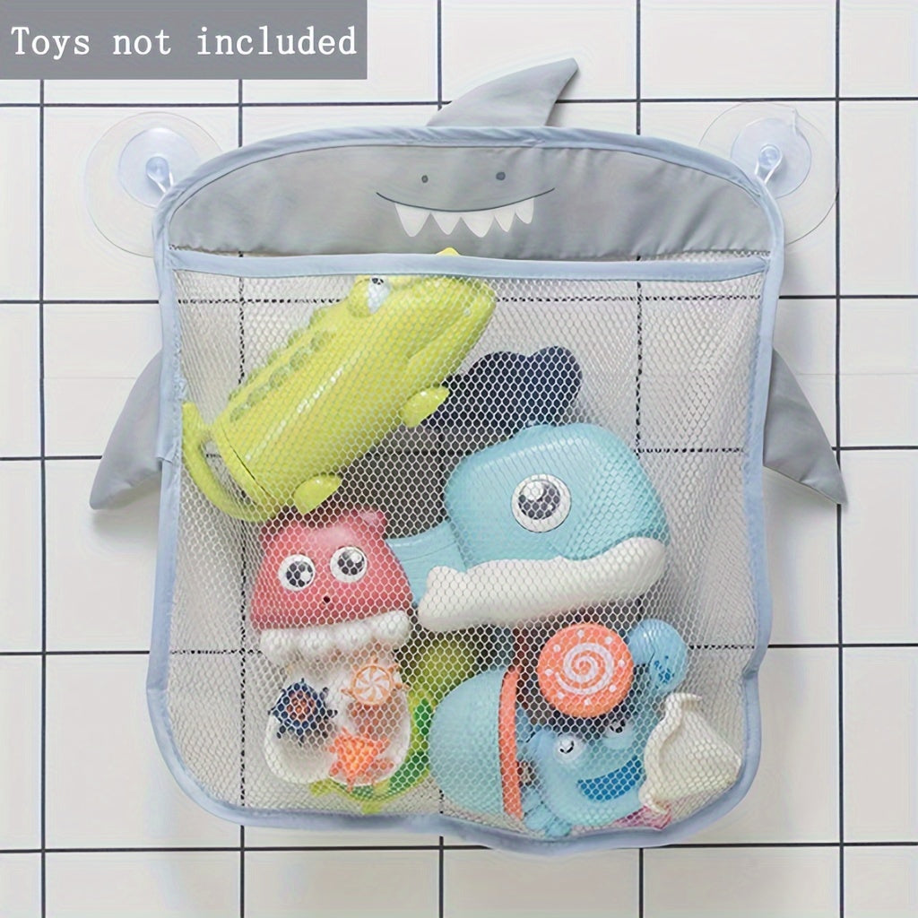 Baby Bath Storage Basket with Suction Cups - Organize Toys & Items