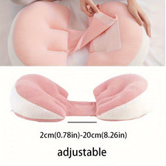 Adjustable H-Shaped Maternity Support Cushion for Expectant Mothers