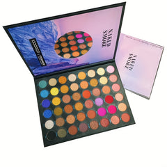 48 Colors Eyeshadow Palette Matte Shimmer Finish High Pigmented Brightening