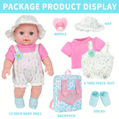 12" Doll Clothes Set & Backpack, Thanksgiving Outfit