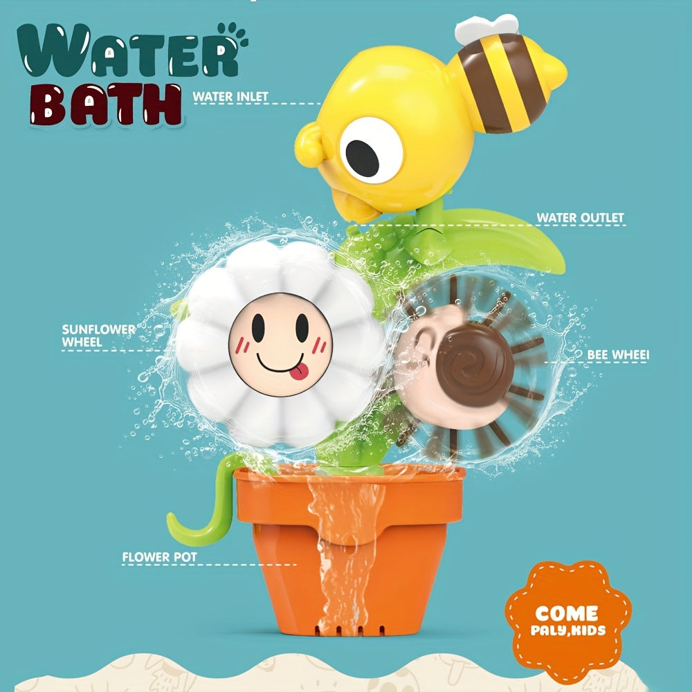 Colorful Flowerpot & Insect Bath Toys