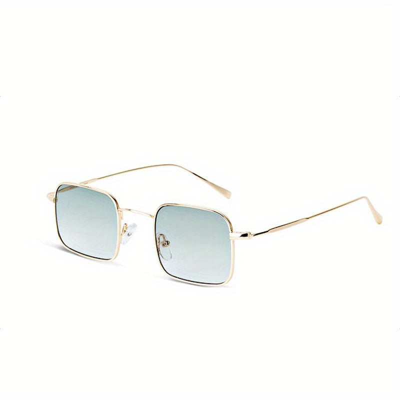 Square Metal Sunglasses Men Women Anti Glare UV400