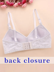 3pcs Teen Seamless Wireless Bras Comfy Running Workout Bra Women's Lingerie