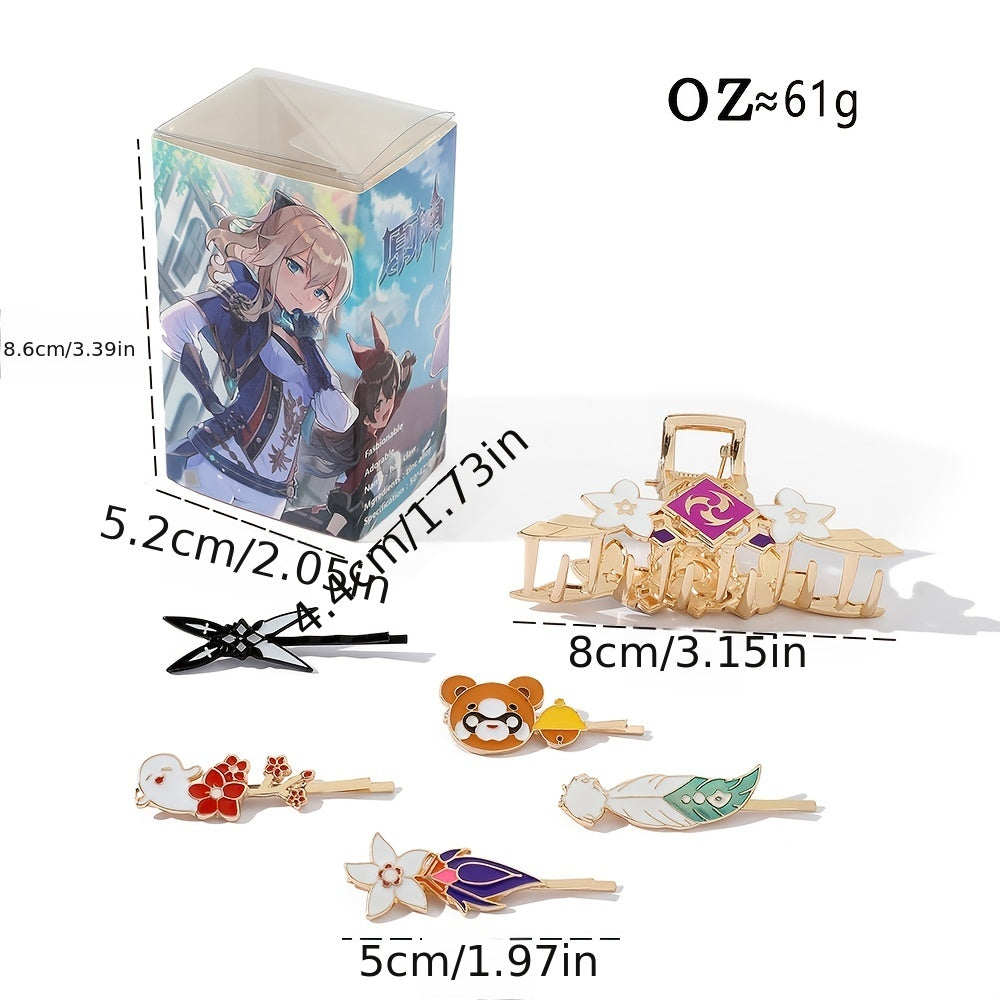 Alloy Hair Clips Cartoon Hair Barrettes Anime Hairpins Side Clips