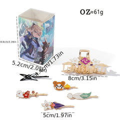 Alloy Hair Clips Cartoon Hair Barrettes Anime Hairpins Side Clips