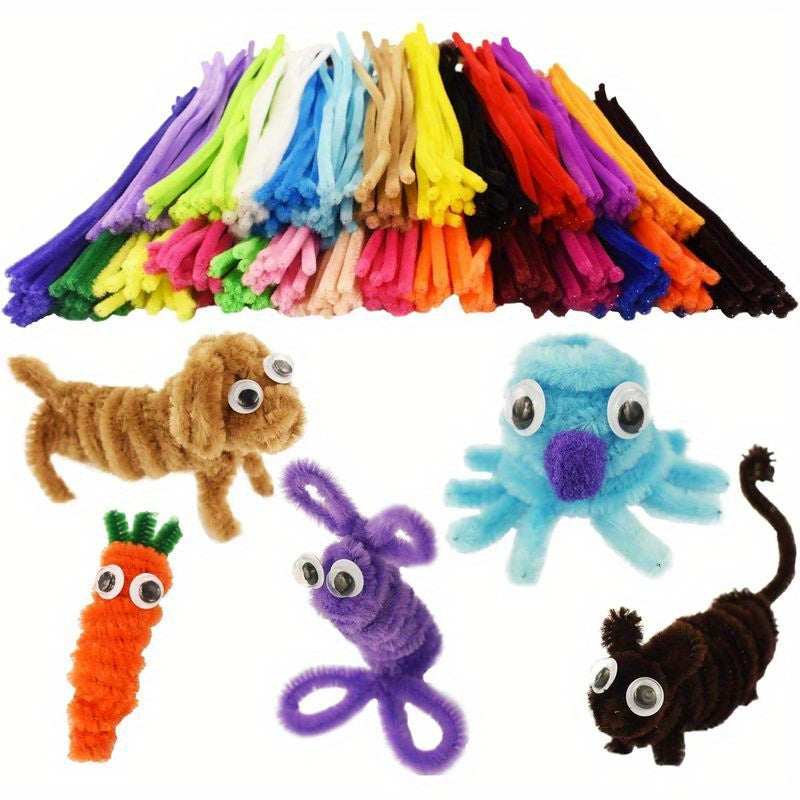 832pcs Pipe Cleaners Craft Set for DIY Activities & Parties