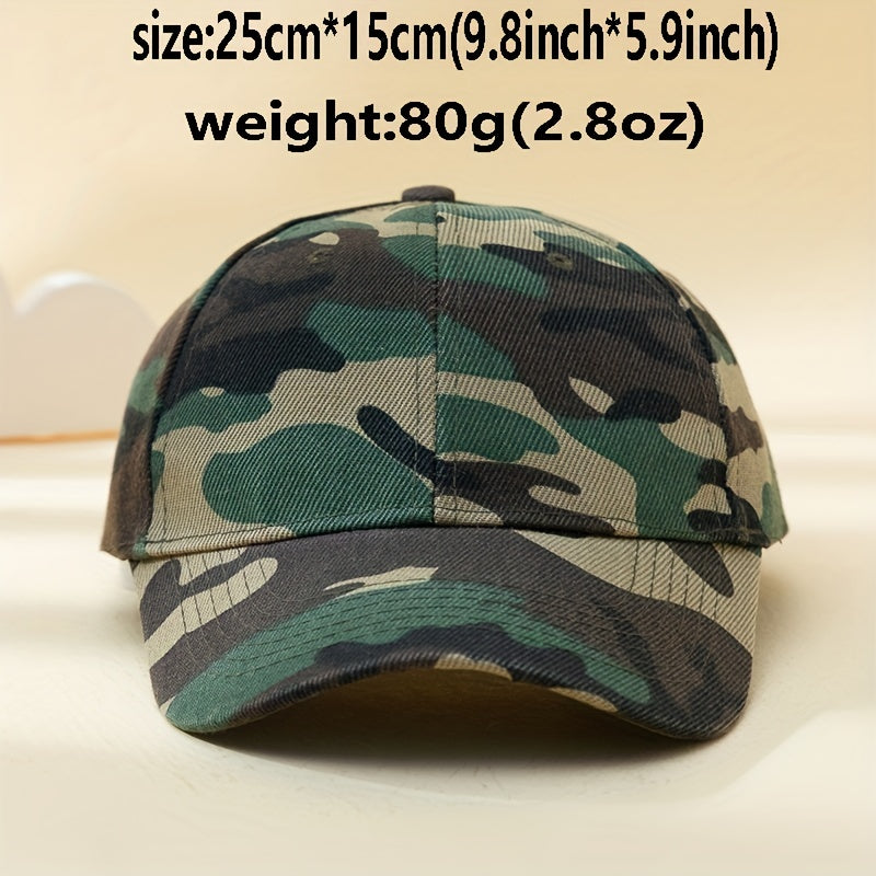 Military Camo Baseball Cap Outdoor Sun Protection Hat