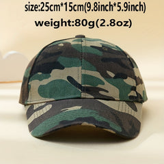 Military Camo Baseball Cap Outdoor Sun Protection Hat
