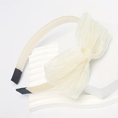 Mesh Bow Hairband for Girls Princess Style Head Buckle