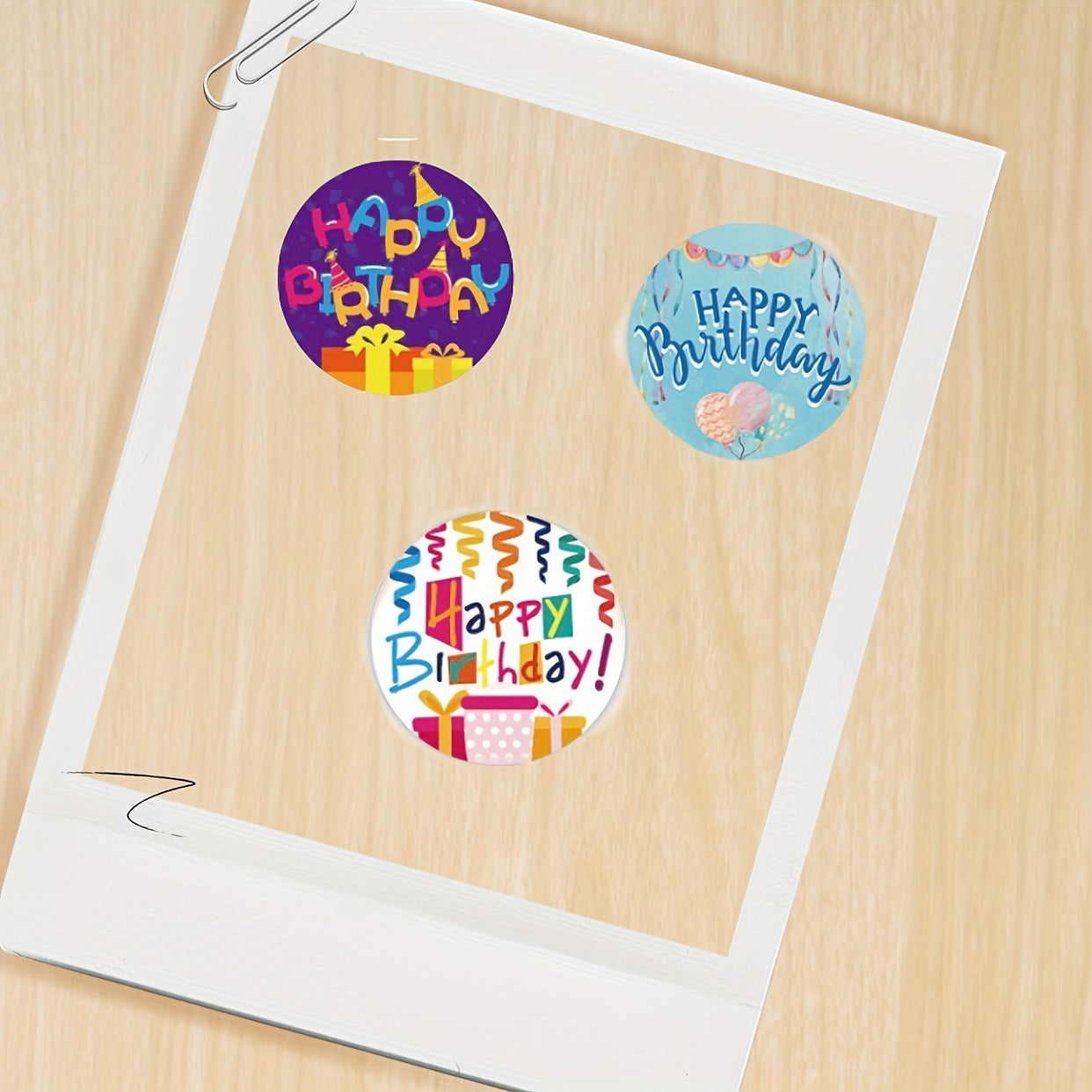 Birthday Party Cartoon Sealing Stickers 500 Sheets