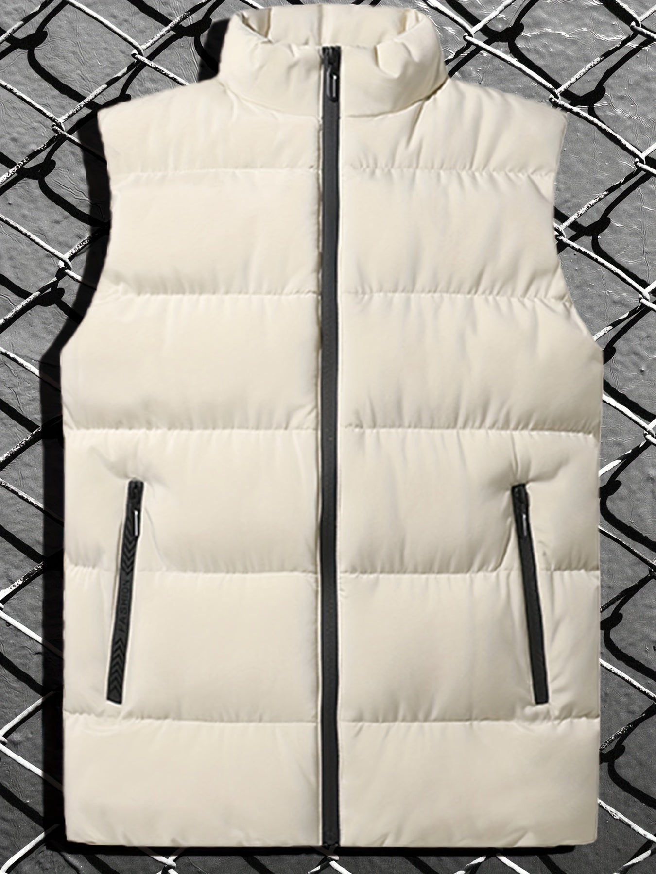 Men's Warm Winter Zipper Pockets Down Vest