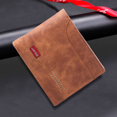 Men's Vintage Style PU Leather Wallet with Multiple Card Slots