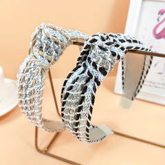 Boho Cross Knotted Headband Rope Braided Headdress Hair Accessories