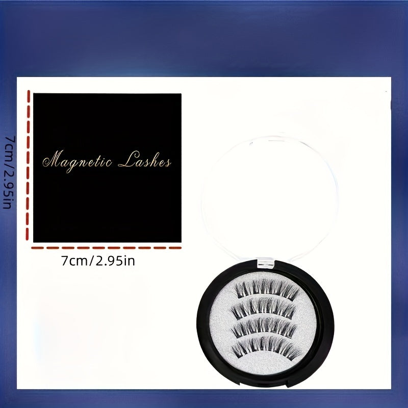 Magnetic Eyelashes Natural Look Soft Makeup Extended Reusable False Eyelashes